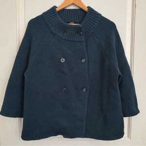 Talbots XL petite double button wool / cashmere cardigan